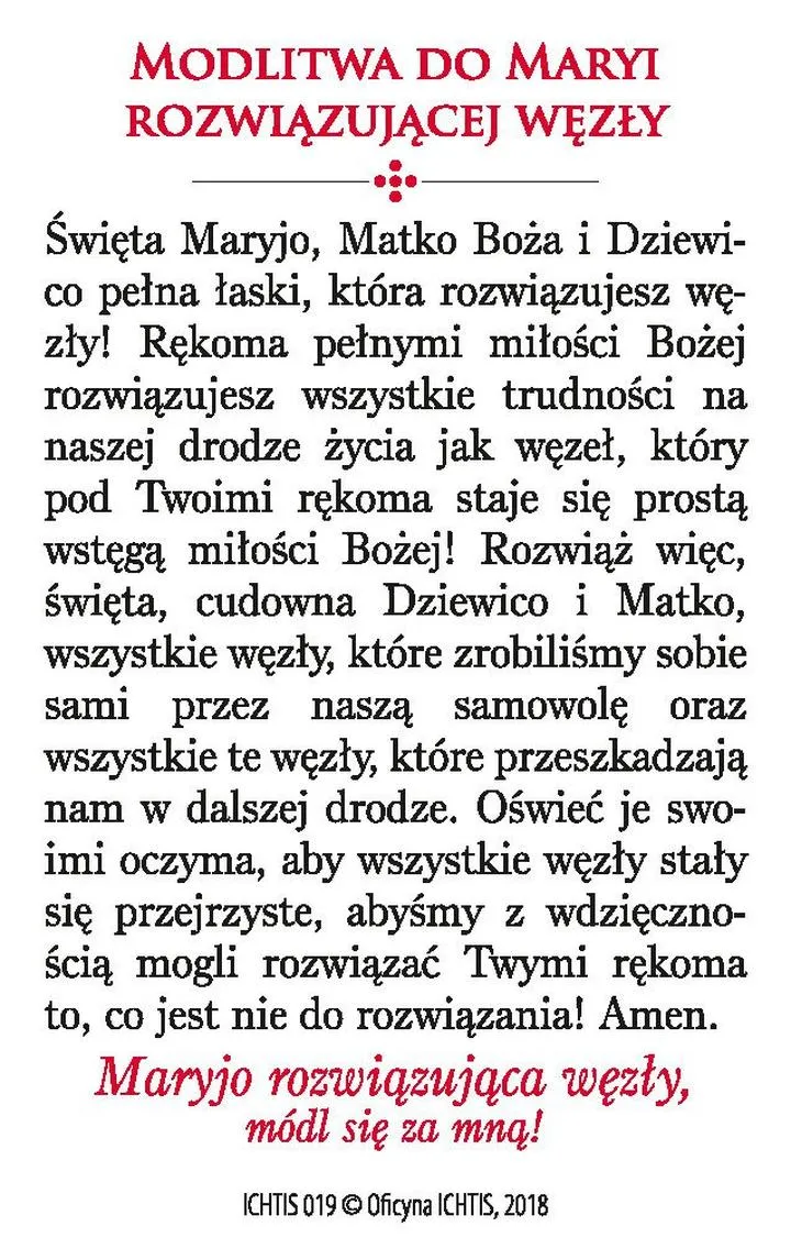 Pomoc przez modlitwę